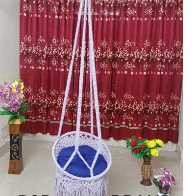 চেয়ার দোলনা বেগুনি কালার বেল্ট সহ 18
