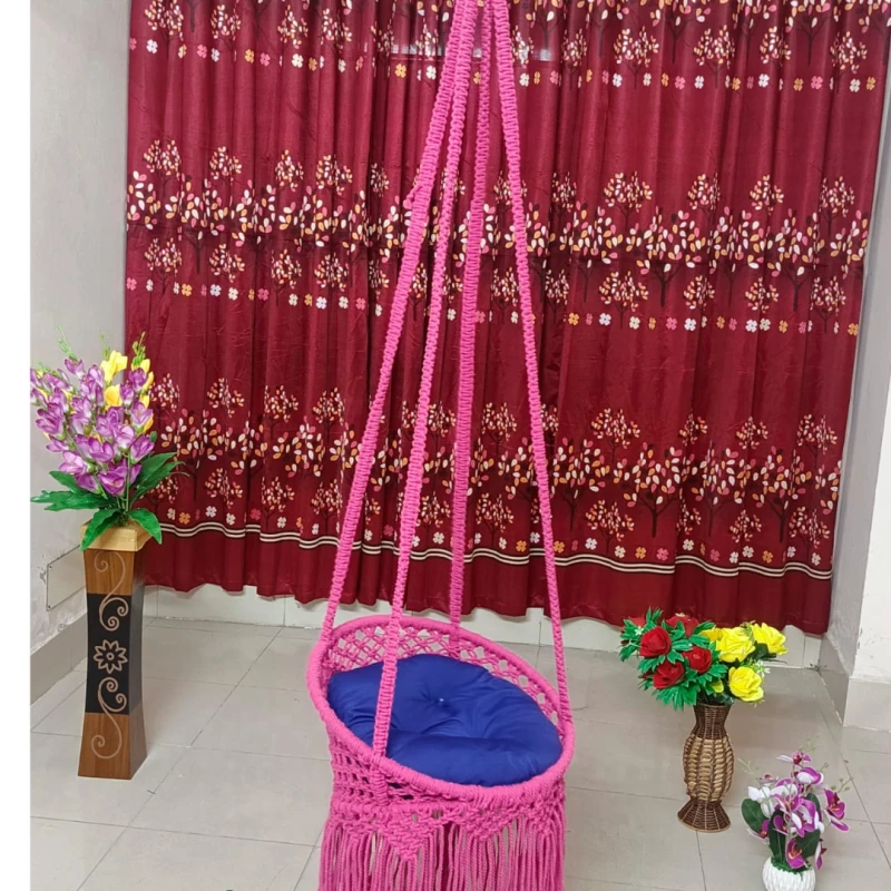 চেয়ার দোলনা গোলাপি কালার 18
